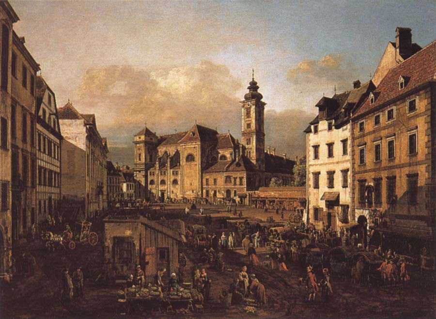 Bernardo Bellotto The Freyung in Vienna from the south-east